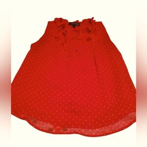 Tommy Hilfiger small frilly sleeveless top